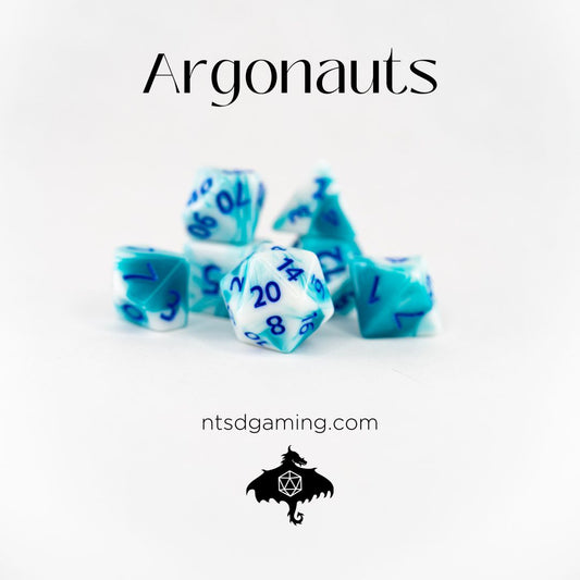 Argonauts | 7 Piece Acrylic Dice Set