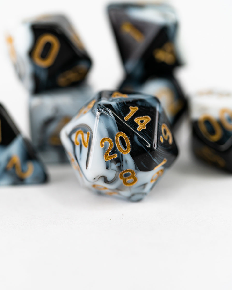 Shadowfell | 7 Piece Acrylic Dice Set