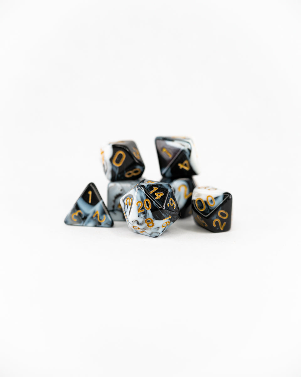 Shadowfell | 7 Piece Acrylic Dice Set