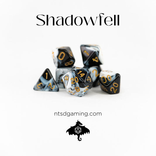 Shadowfell | 7 Piece Acrylic Dice Set