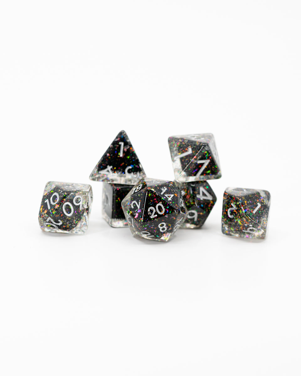 Toll the Dead | 7 Piece Acrylic Dice Set