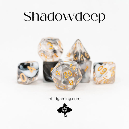 Shadowdeep | 7 Piece Acrylic Dice Set