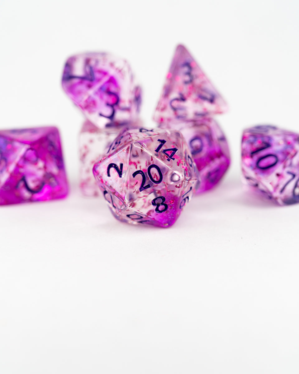 Coronation | 7 Piece Acrylic Dice Set