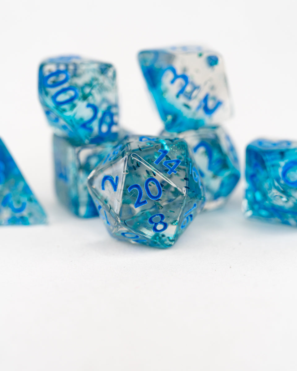 Winter's End | 7 Piece Acrylic Dice Set