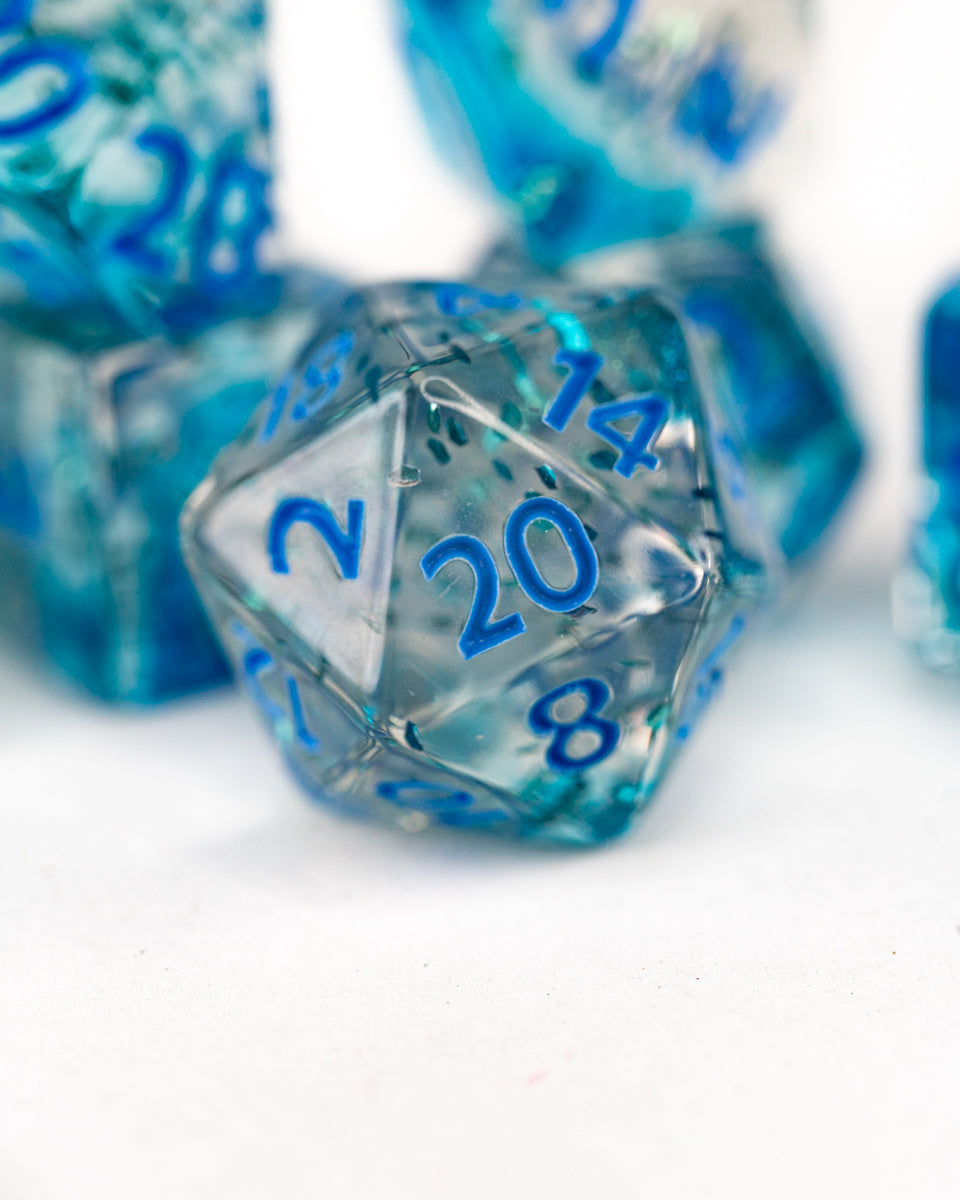 Winter's End | 7 Piece Acrylic Dice Set