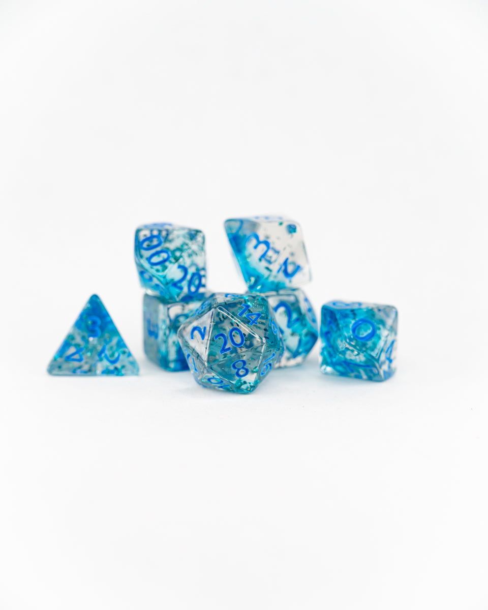 Winter's End | 7 Piece Acrylic Dice Set