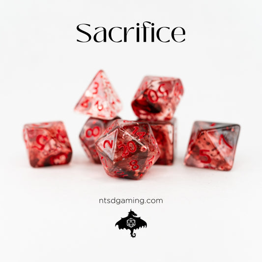 Sacrifice | 7 Piece Acrylic Dice Set