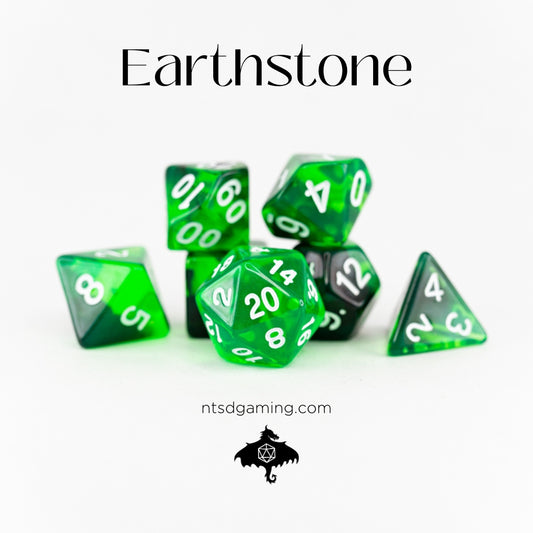 Earthstone | 7 Piece Acrylic Dice Set