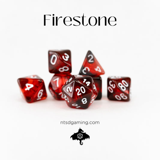 Firestone | 7 Piece Acrylic Dice Set