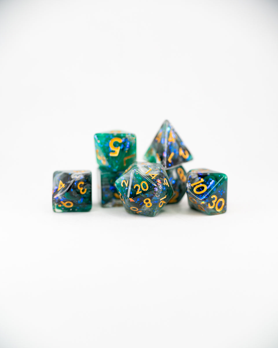 Wildmother's Jade | 7 Piece Acrylic Dice Set