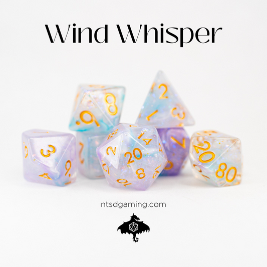 Wind Whisper | 7 Piece Acrylic Dice Set