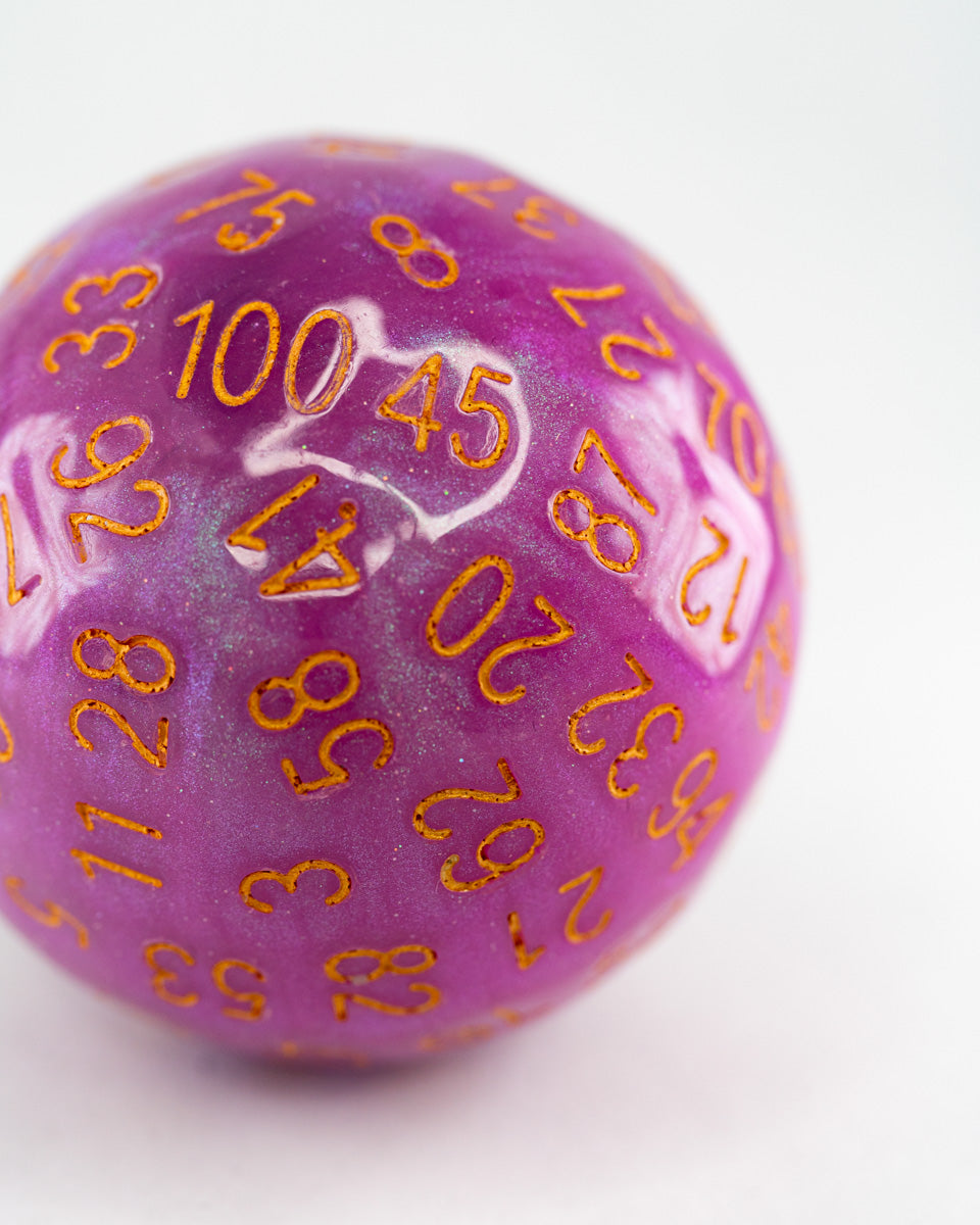 Pixie Party | Acrylic | Individual d100 Percentile Dice