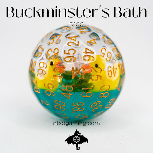 Buckminster's Bath | Acrylic | Individual d100 Percentile Dice