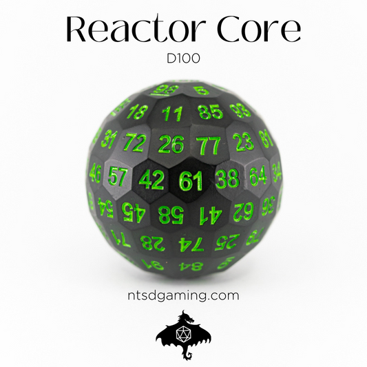 Reactor Core | Metal | Individual d100 Percentile Dice