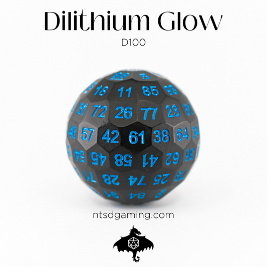 Dilithium Glow | Metal | Individual d100 Percentile Dice