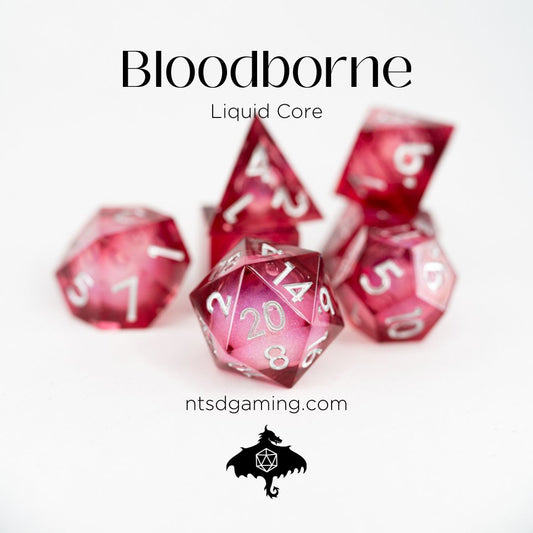 Bloodborne | 7 Piece Liquid Core Dice Set