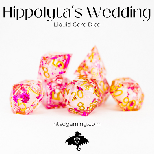 Hippolyta's Wedding | 7 Piece Liquid Core Dice Set