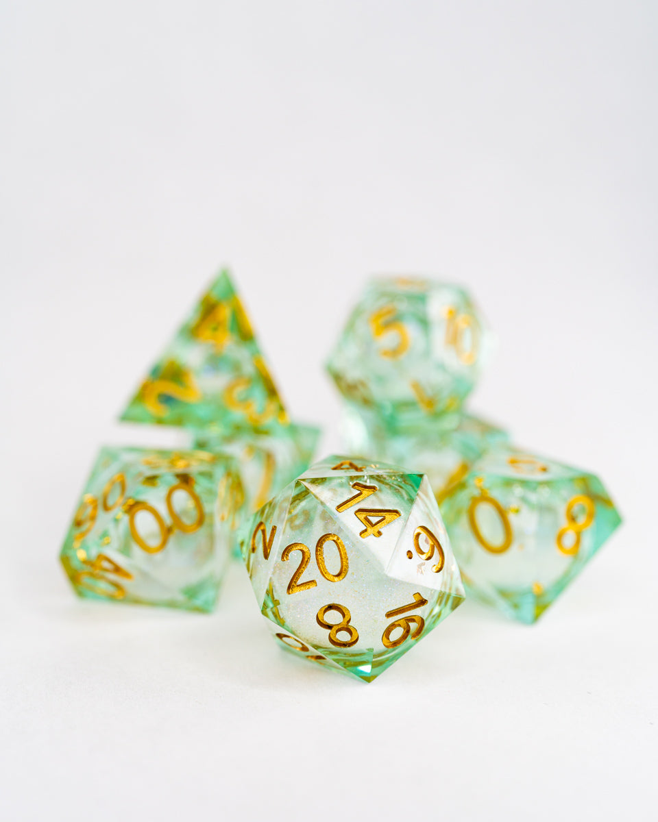 Druidcraft | 7 Piece Liquid Core Dice Set