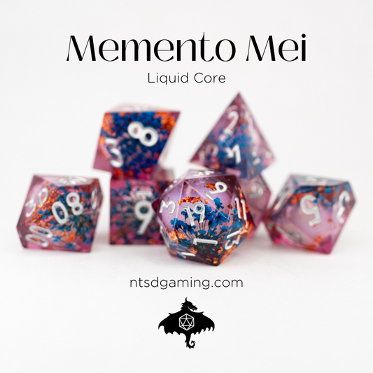 Memento Mei | 7 Piece Liquid Core Dice Set