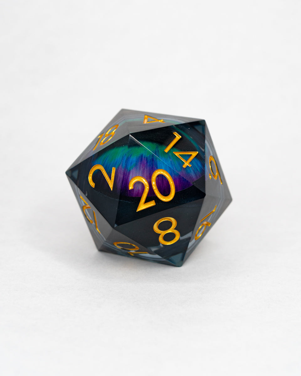 Grendel | Floating Eye Inclusion | 33MM Sharp Edge D20