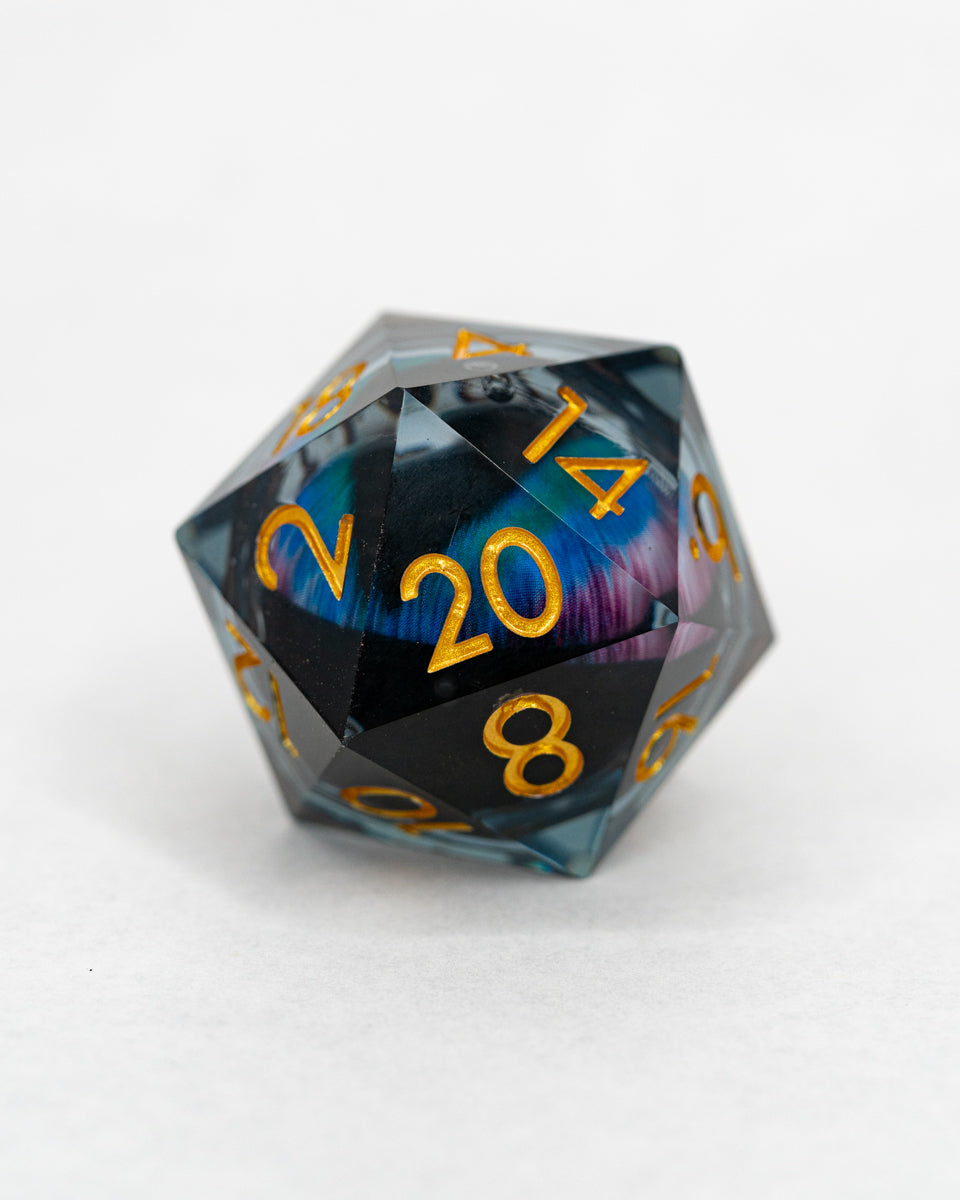 Grendel | Floating Eye Inclusion | 33MM Sharp Edge D20