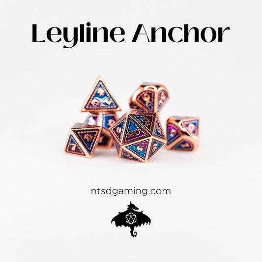 Leyline Anchor | 7 Piece Metal Dice Set