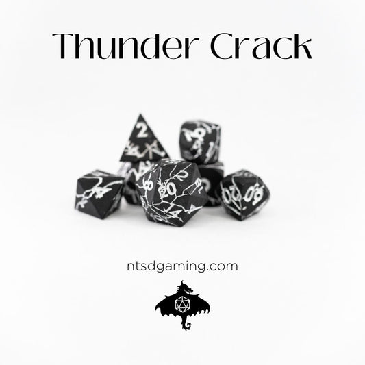 Thunder Crack | 7 Piece Metal Dice Set