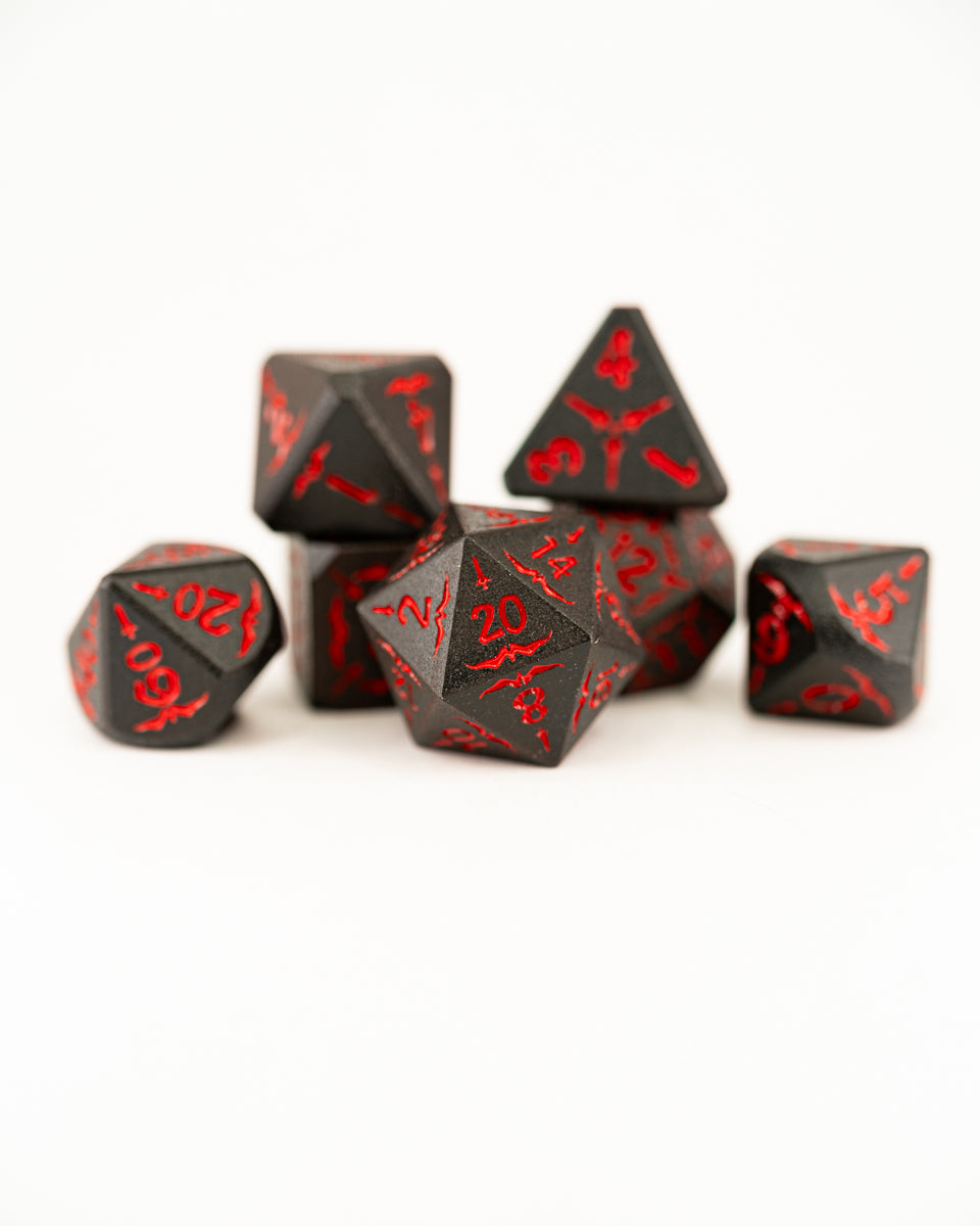 Echo Knight | 7 Piece Metal Dice Set