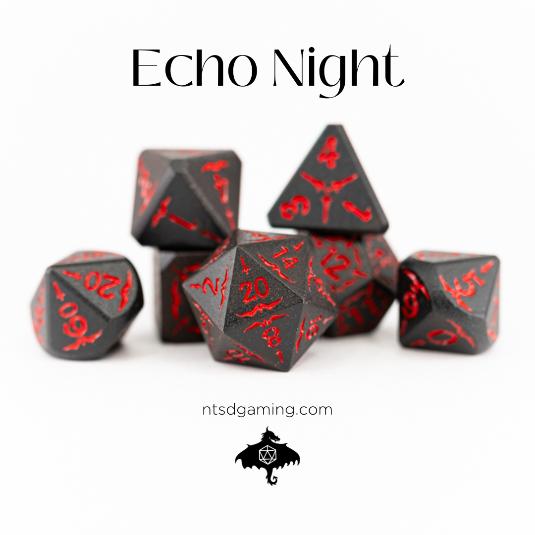 Echo Knight | 7 Piece Metal Dice Set