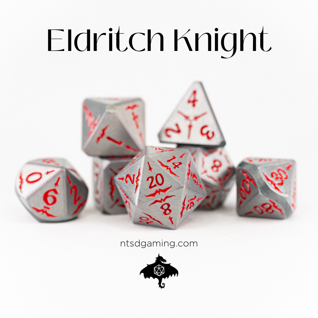 Eldritch Knight | 7 Piece Metal Dice Set