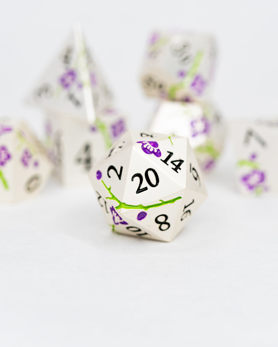 Aura's Awakening | 7 Piece Metal Dice Set