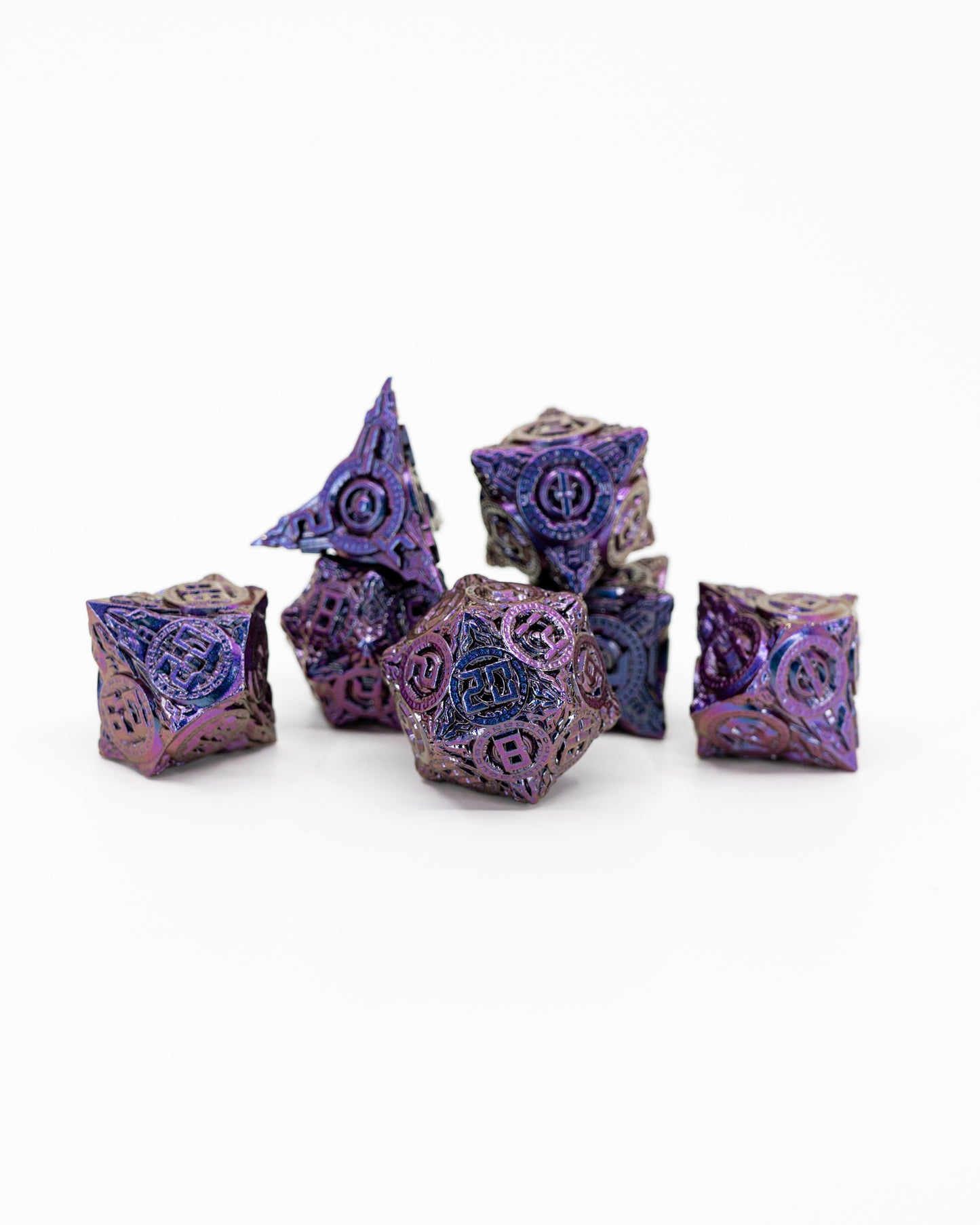 Scarborough Fair | 7 Piece Metal Dice Set