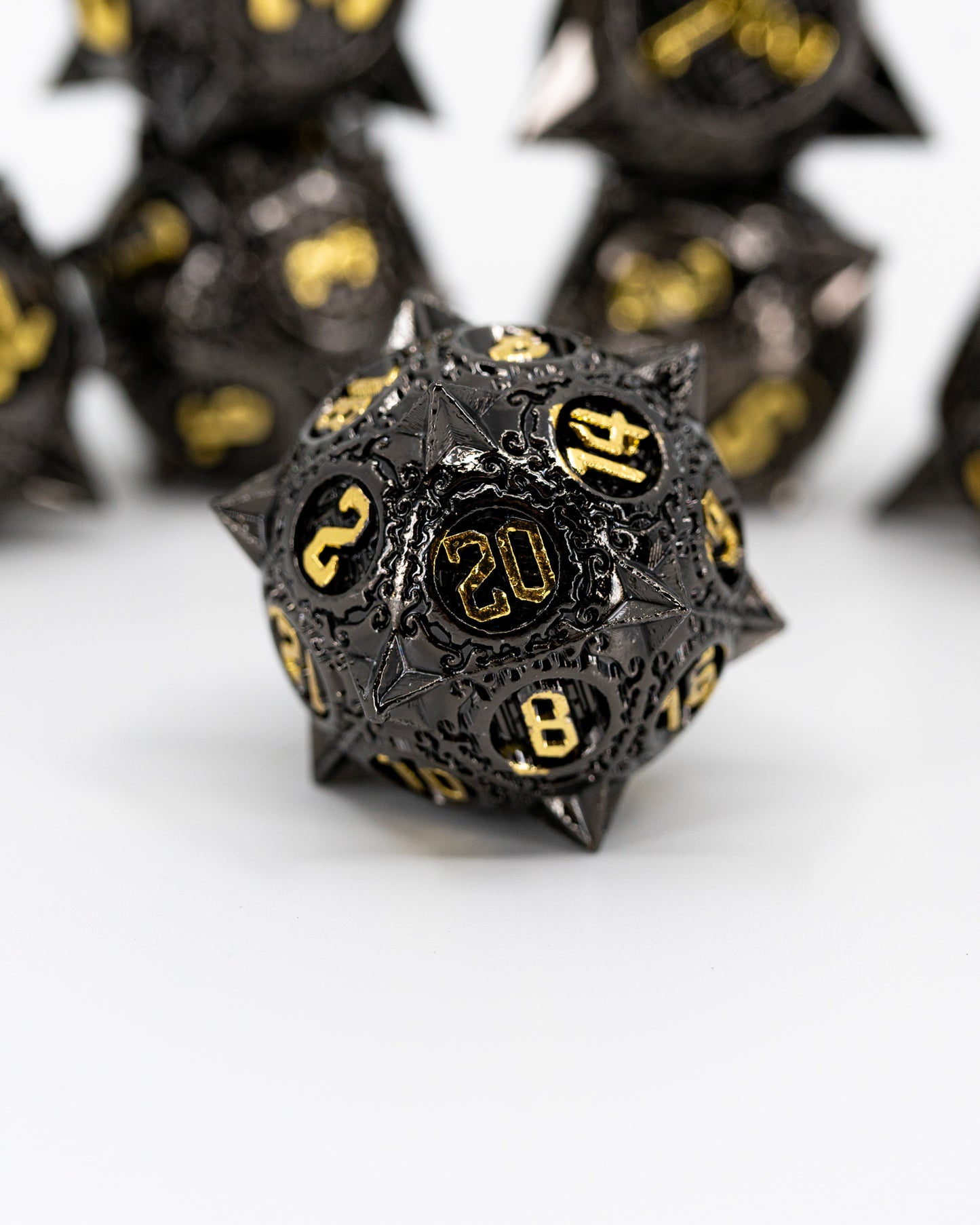 Pepperbox | 7 Piece Metal Dice Set