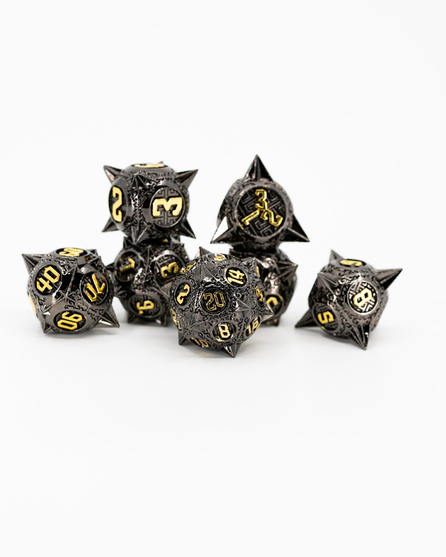 Pepperbox | 7 Piece Metal Dice Set