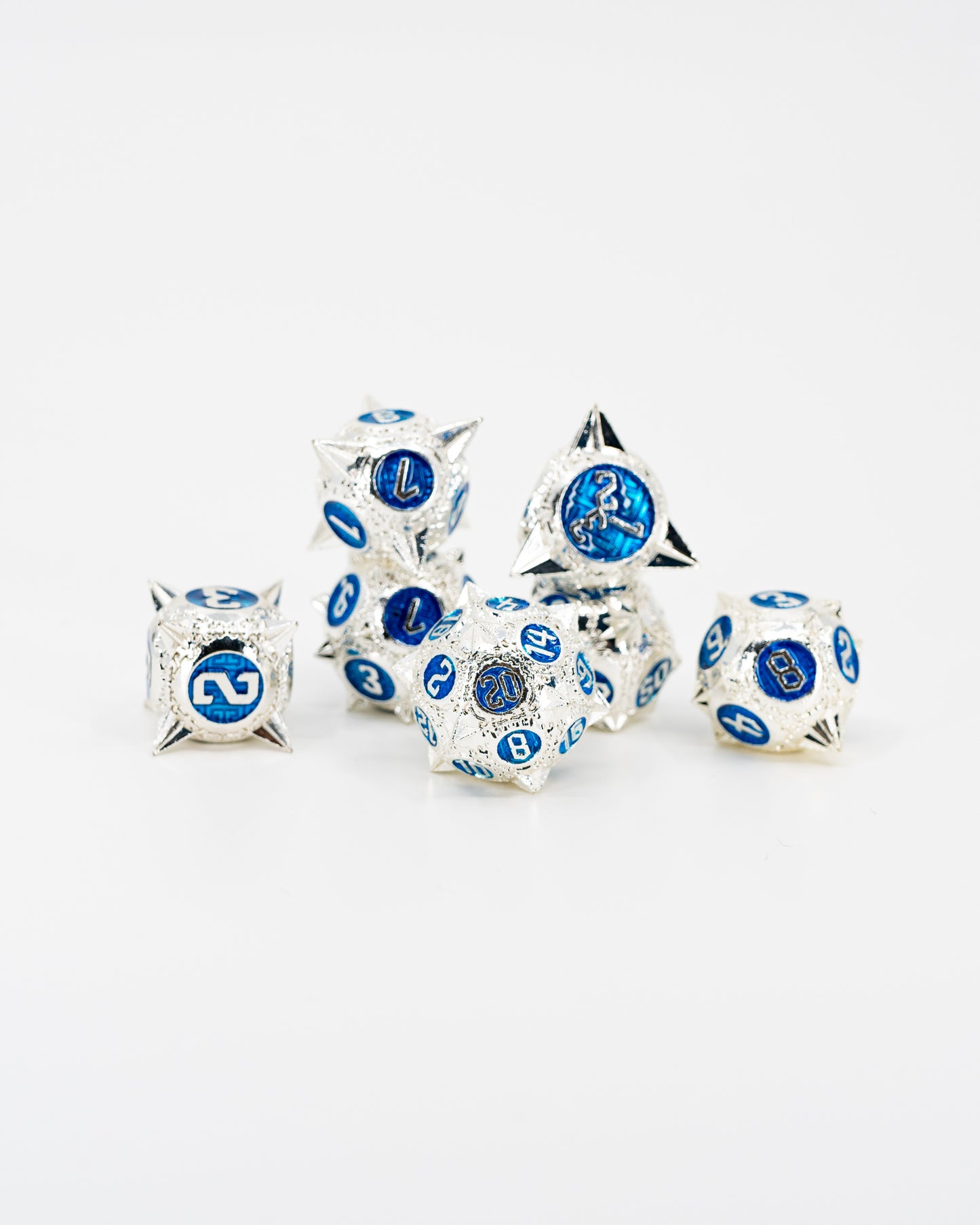 The Captain's Laws | 7 Piece Metal Dice Set