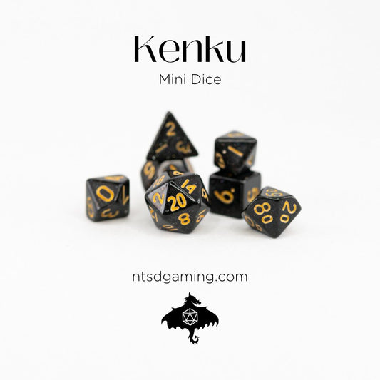 Kenku | 7 Piece Mini Acrylic Polyhedral Dice Set