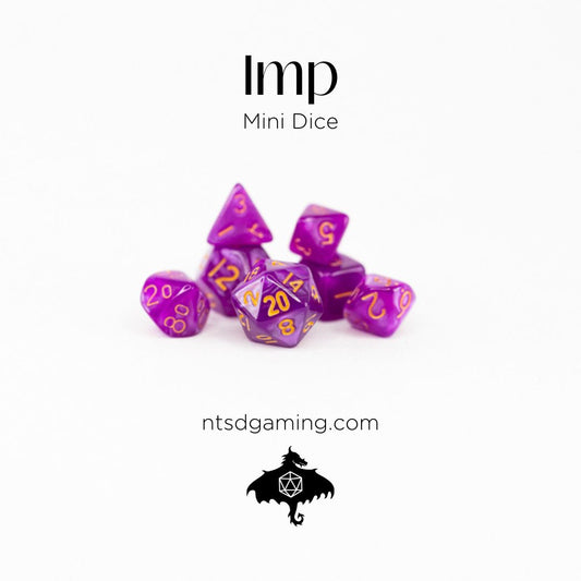 Imp | 7 Piece Mini Acrylic Polyhedral Dice Set