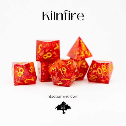 Kilnfire | 7 Piece Sharp Edge Resin Dice Set