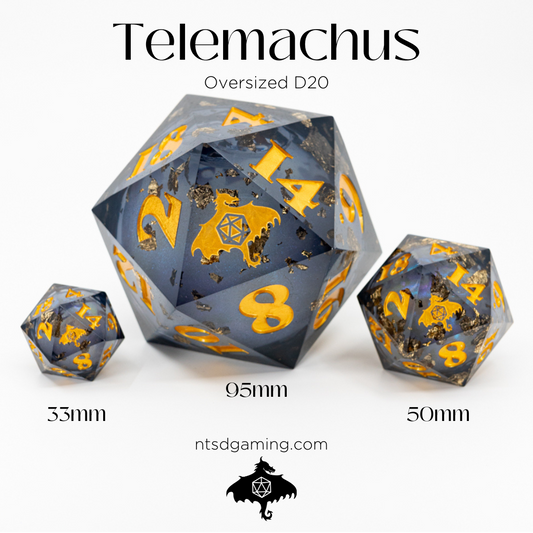 Telemachus | 50mm Sharp Edge D20