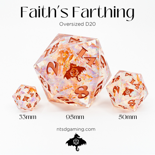 Faith's Farthing | 33MM Sharp Edge D20