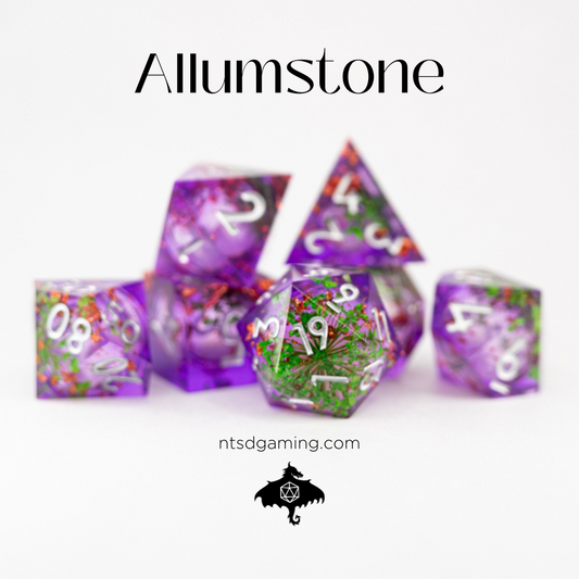 Allumstone | 7 Piece Liquid Core Dice Set