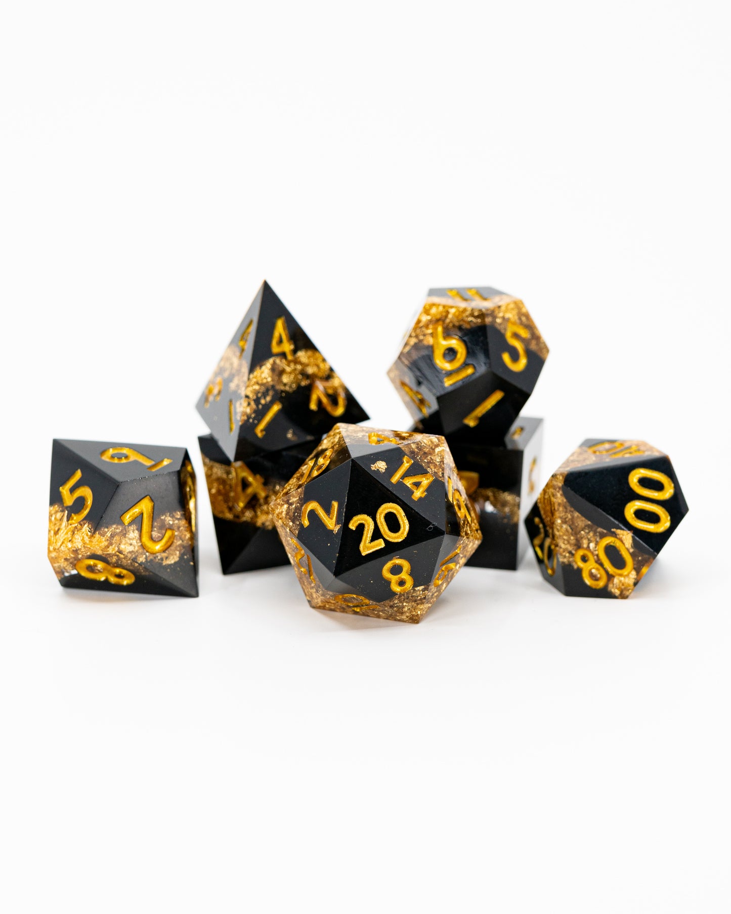 All That Glitters | 7 Piece Sharp Edge Dice Set