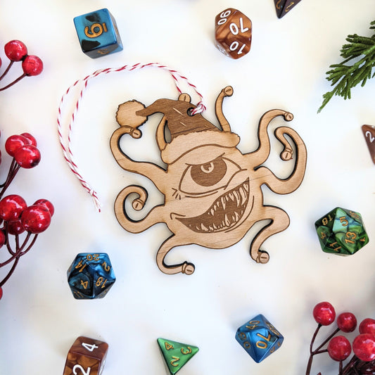 Jolly Beholder | Wooden Ornament