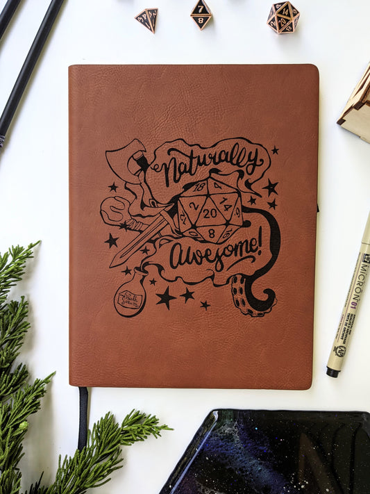 Naturally Awesome | Vegan Leather Journal