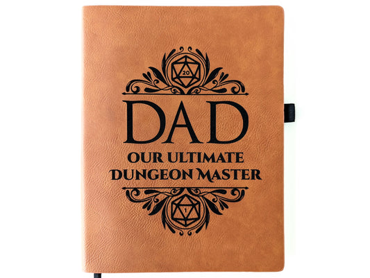 Dad - Our Ultimate Dungeon Master | Vegan Leather Journal