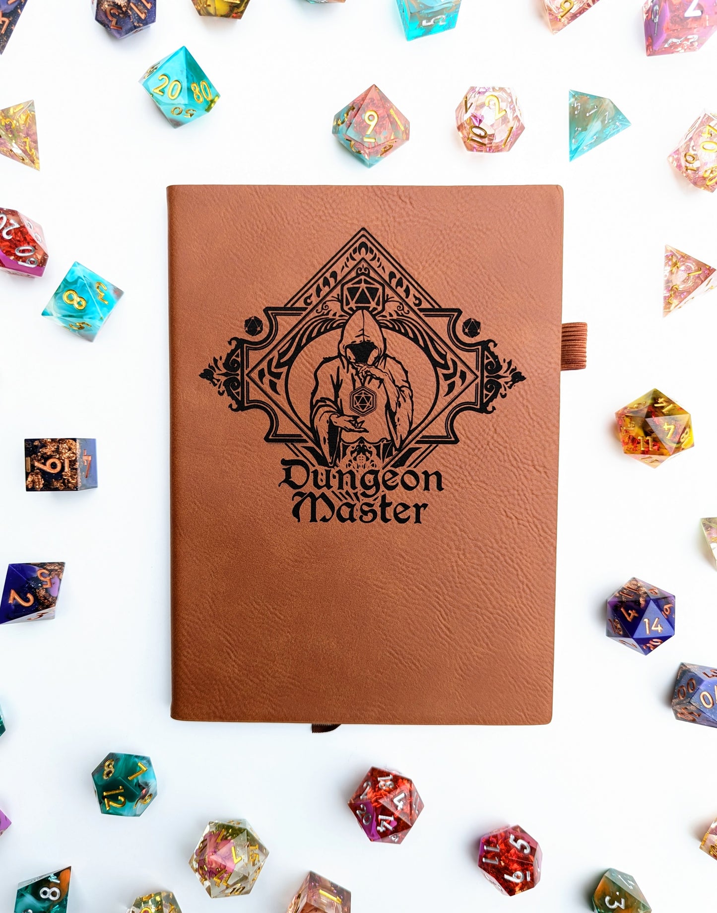 The Fate Twister | Vegan Leather Mini Dot Journal