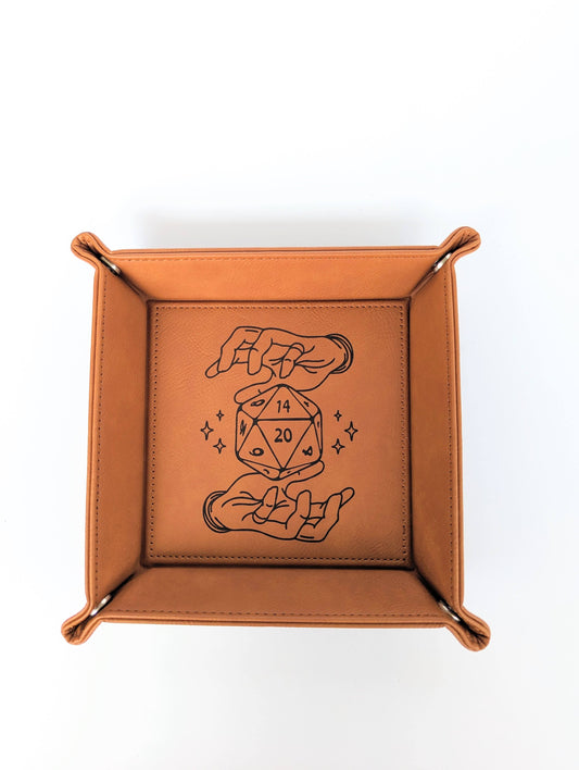Fate Weaver | Vegan Leather Dice Rolling Tray