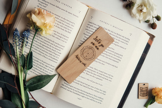 Adventure Hobbit Hole | Engraved Wooden Bookmark