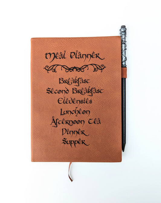 A Hobbit's Meal Planner | Vegan Leather Mini Dot Journal